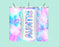 🌸✨ Auntie Love Tie-Dye Tumbler – 20oz Stainless Steel with Straw ✨🌸