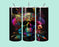 🌺💀 Vivid Skull Floral 20oz Tumbler – Where Bold Meets Beautiful! 💀🌺