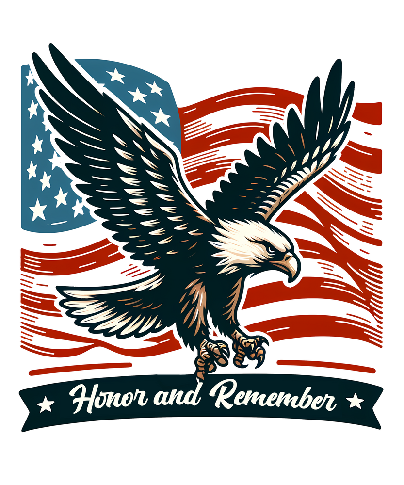 🦅 Honor and Remember Patriotic Tee 🇺🇸
