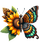 🌻🦋 Fierce Beauty Tee – Sunflower & Butterfly Wild Soul Shirt 🦋🌻