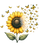 ✨🌻 Sunflower Dreams Tee – Where Nature Meets Magic! 🦋✨