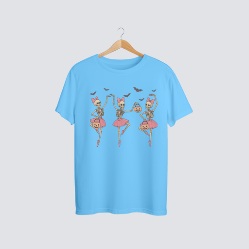 ✨ Dancing Skeleton Ballerina Tee – Where Spooky Meets Sparkle! 🩰💀🎃