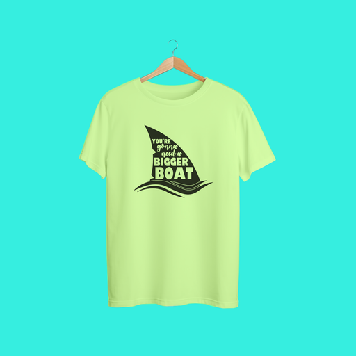 🌊 Shark Bite Style – "Bigger Boat" Tee 🦈